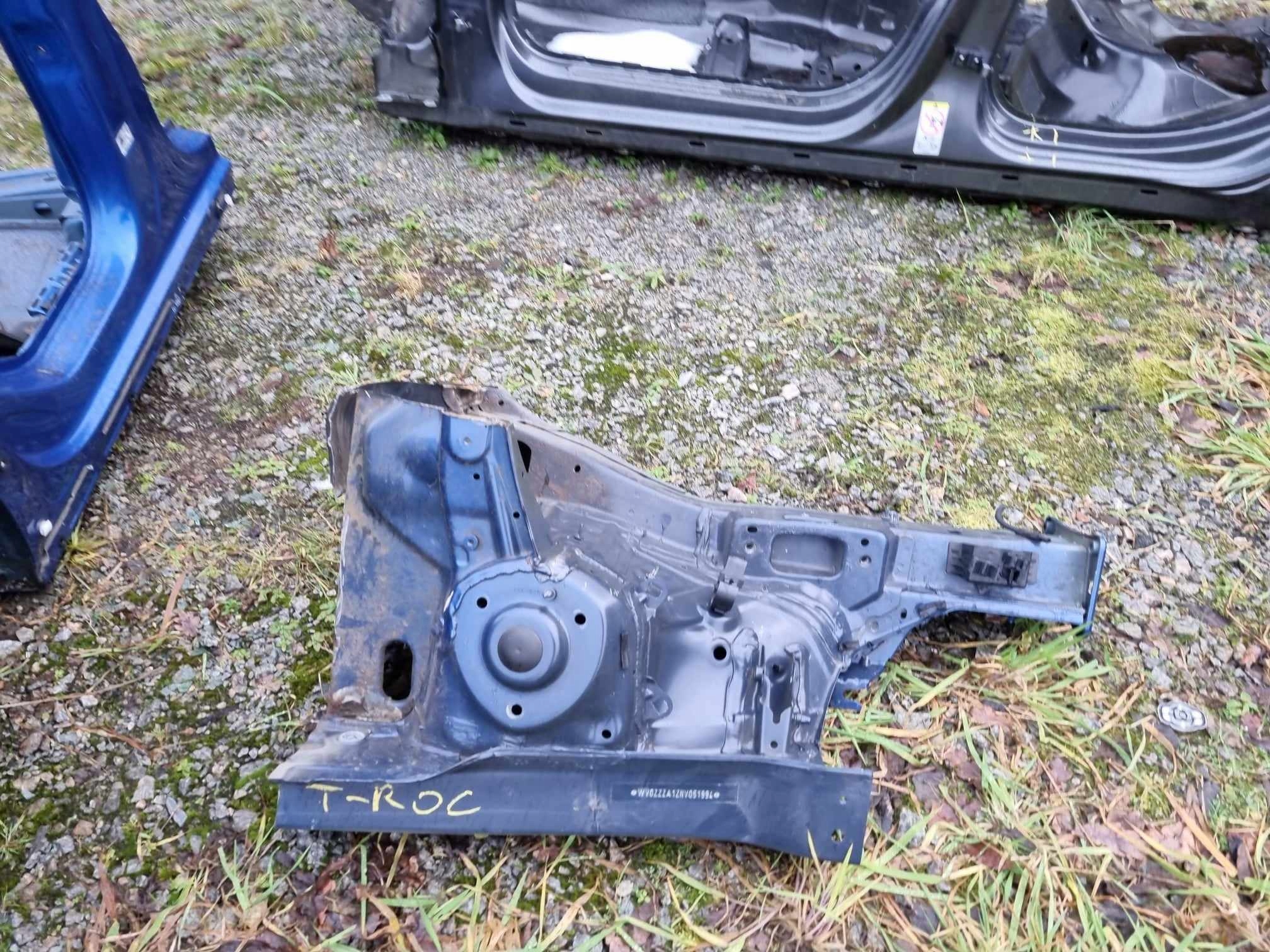 VW T-ROC ЧЕТВЕРТИНА ПРАВА ПЕРЕД НОСИК ,ПОРІГ СТІЙКА ПРАВИЙ