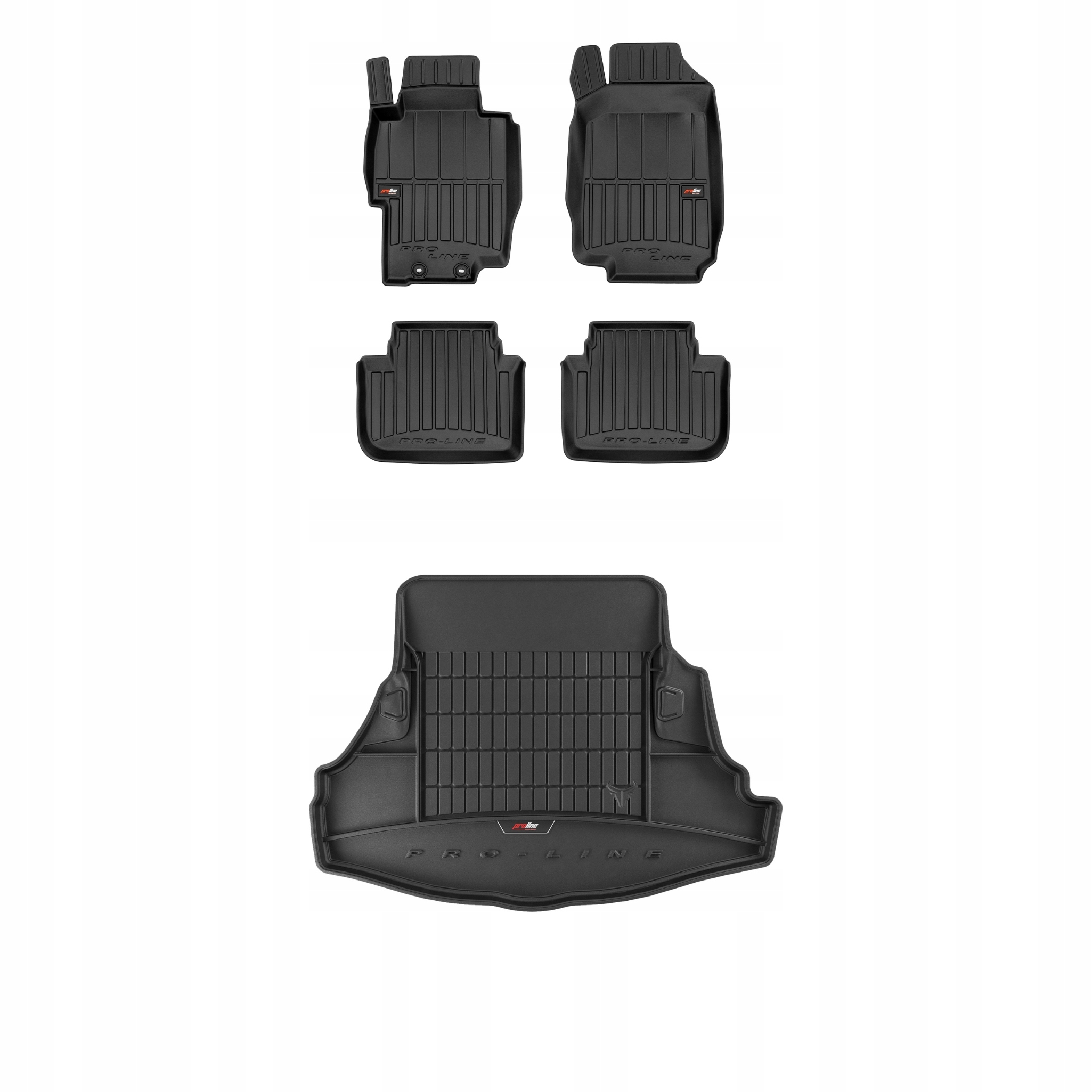 Frogum 3D Sada gumových koberců a rohože s logem pro Honda Accord VII 02-2008