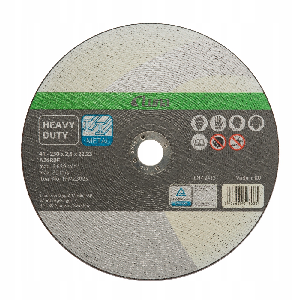 

Tarcza do cięcia metalu 230 x 2,0 mm Luna