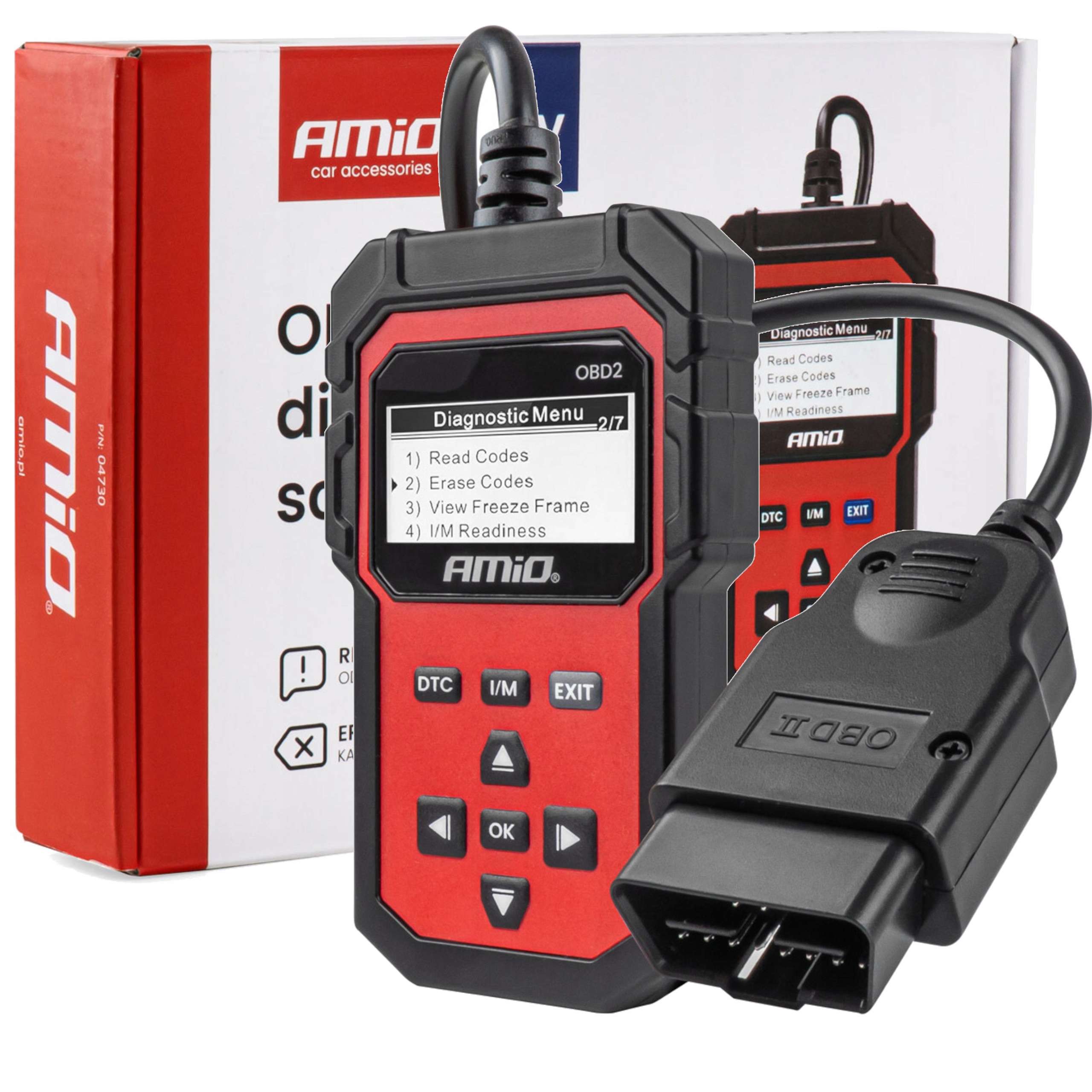 Skaner tester interfejs diagnostyczny AMiO OBD2 AMIO-04730