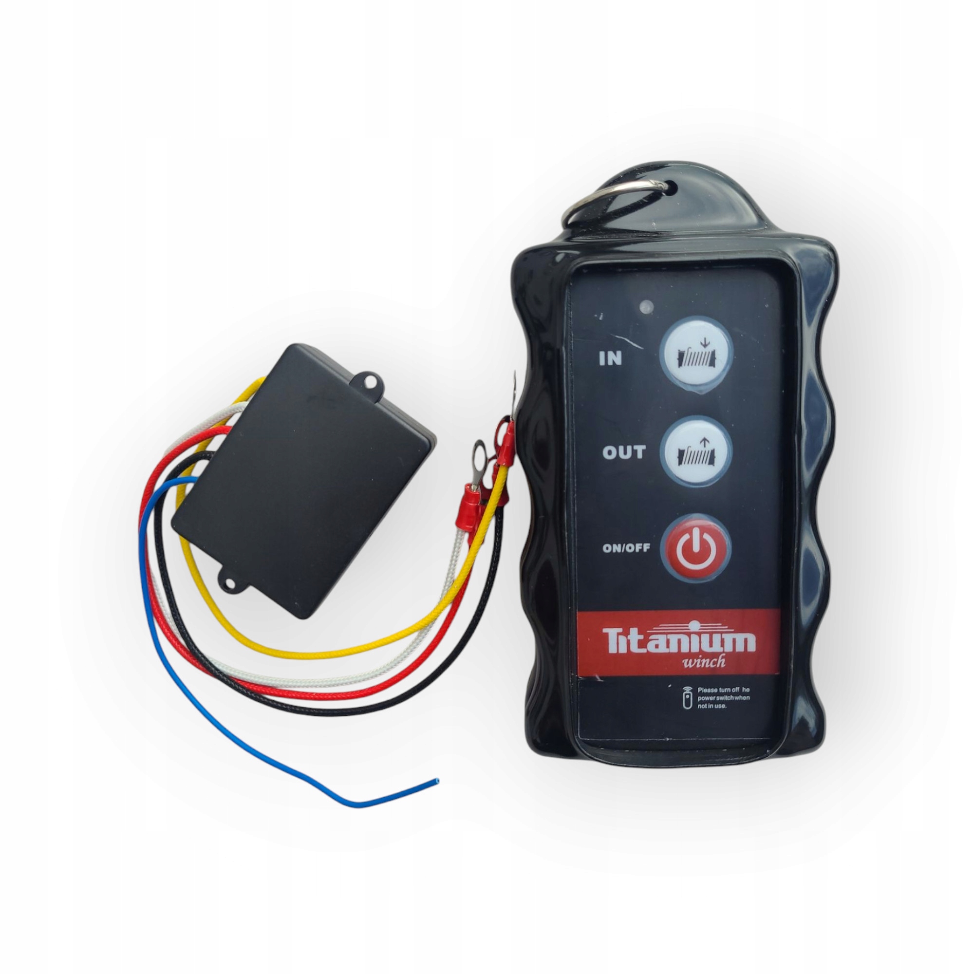 Pilot Do Wyciągarki Radiowy Dwu-funkcyjny Bezprzewodowy Titanium 12V-24V