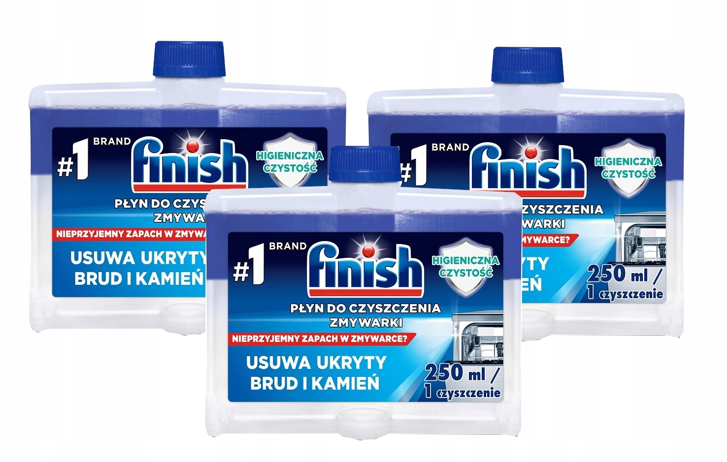 

Finish Czyścik płyn do czyszczenia zmywarek 3x250