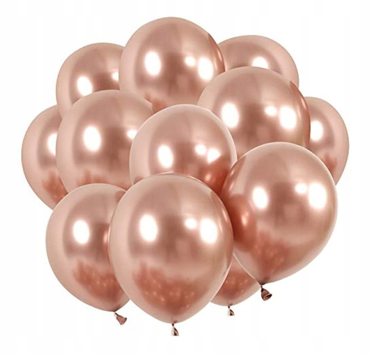 

Balony Glossy chrom Różowe Złoto 50 szt
