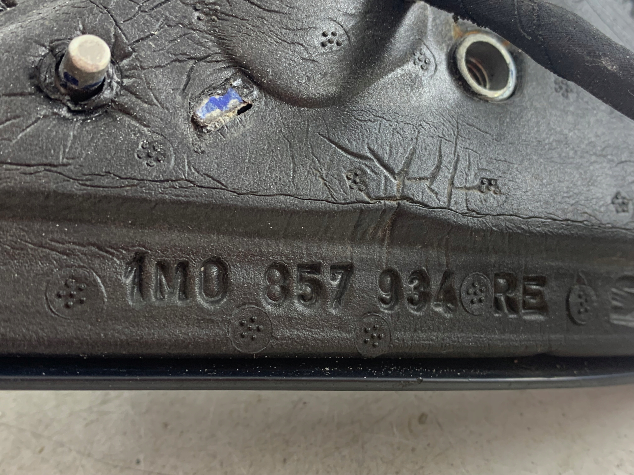 SEAT LEON and TOLEDO II mirror right 9 PIN blue