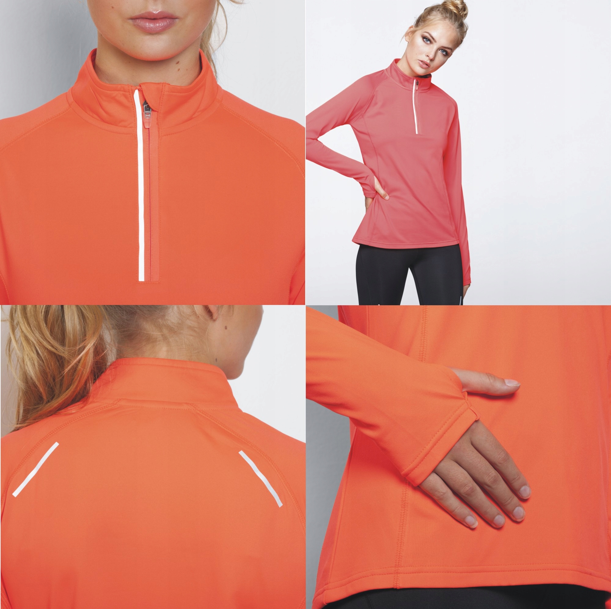 BLUZA DAMSKA DO BIEGANIA BIEGOWA TERMOAKTYWNA Rozmiar XL