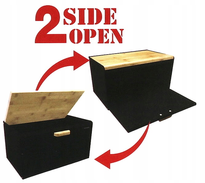 CHLEBAK Pojemnik CHLEB Pieczywo DREWNO 2 x POKRYWA Kod producenta KB-7425