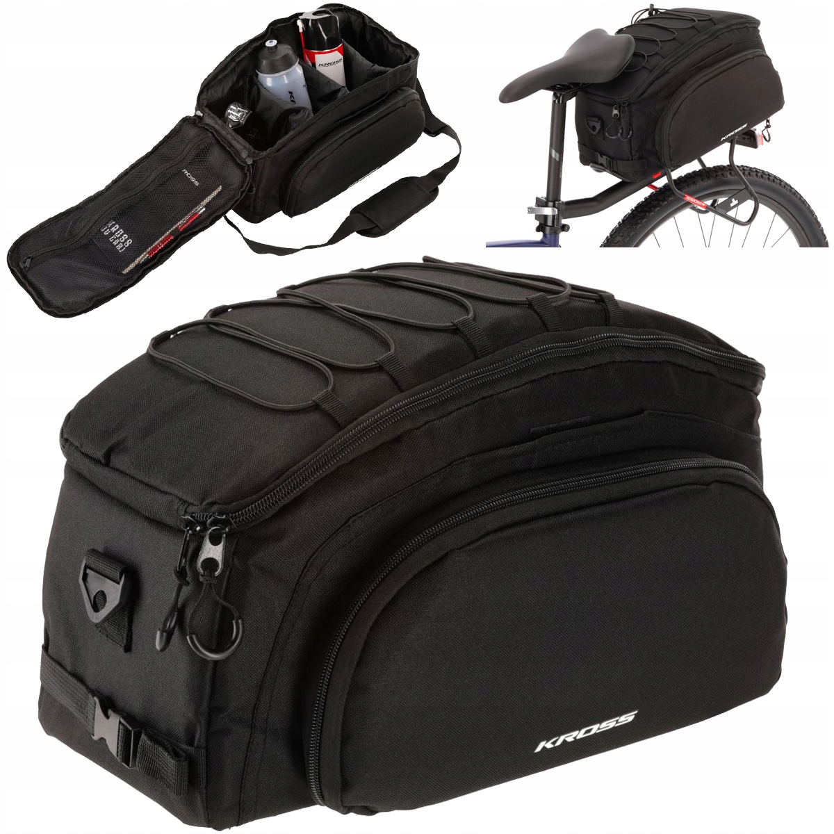 Sakwa Rowerowa Kross Roamer Trunk Big Bag Carry Tylnia Torba na Rower