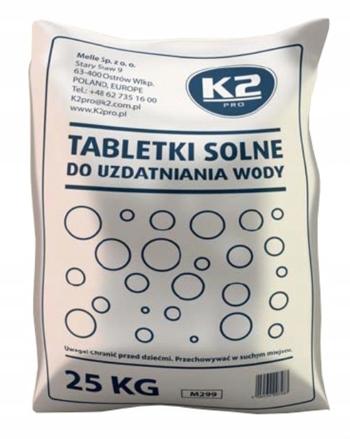 K2 Tabletovaná Soľ 25 Kg