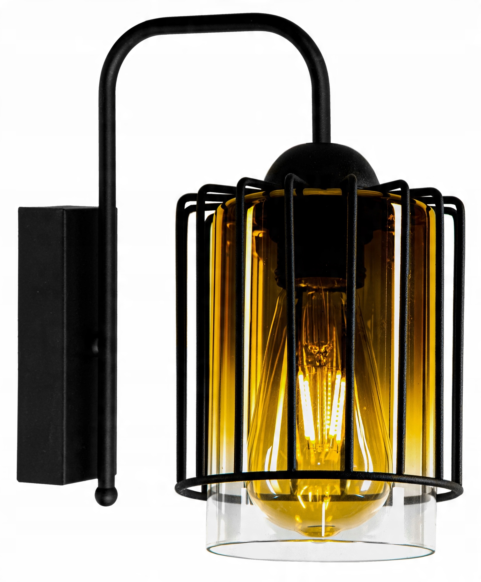 

Nowoczesna Szklana Lampa Ścienna Kinkiet Tuba Led