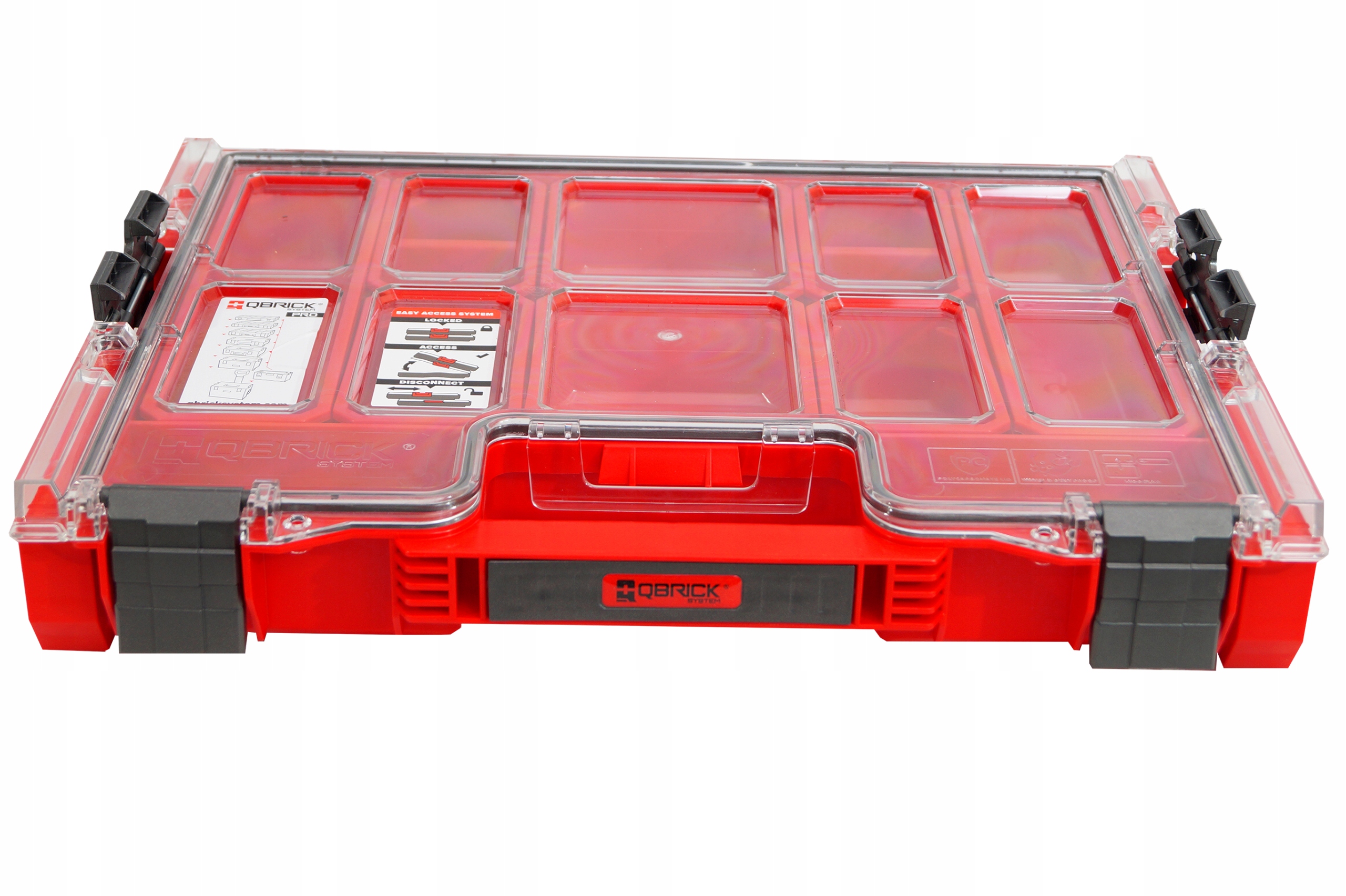 QBRICK SYSTEM PRO 200 RED HD ВІДРО ОРГАНІЗАТОР