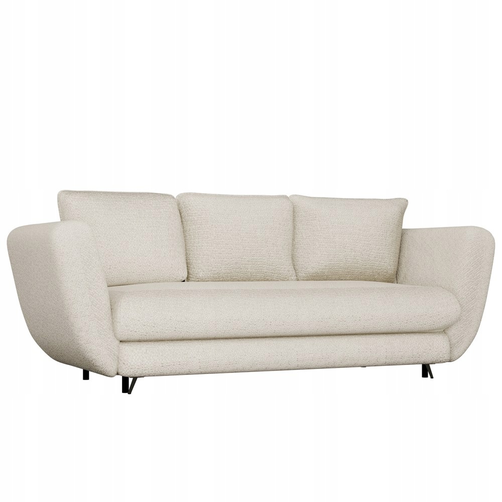 Sofa Saris Beżowy Noga Czarna