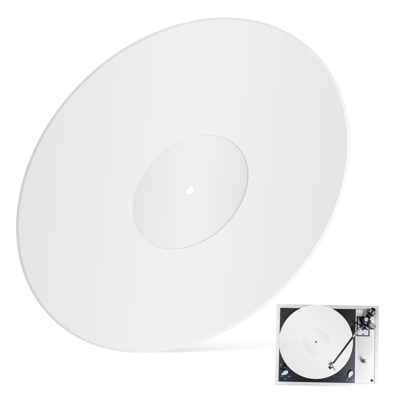 Mata gramofonowa Mata do nagrywania winylu Akrylow