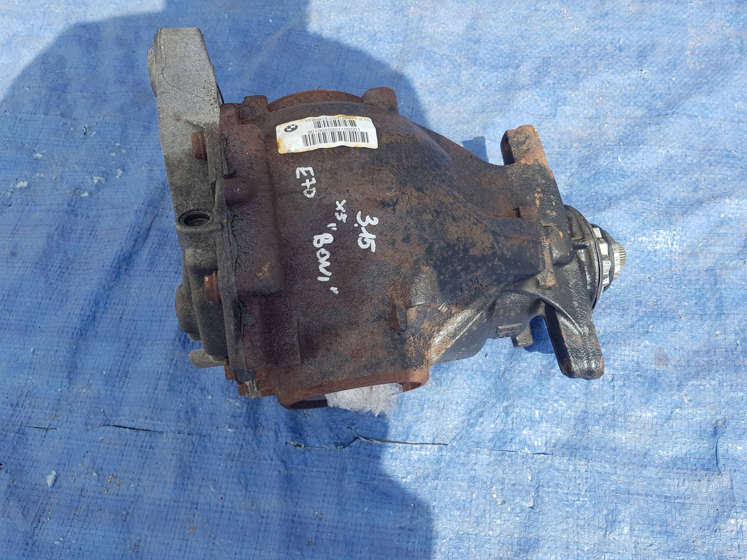 differential diff differential rear part rear BMW X5 E70 X6 E71 3.15 7590913