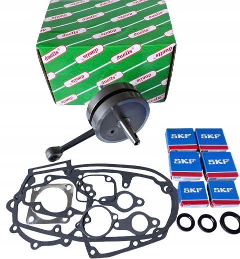 Nový Kompletní Klikový Hřídel Duells Ložiska Těsnění Mz Etz 150