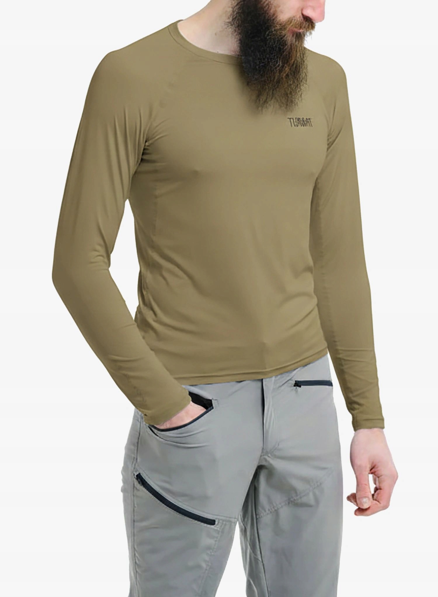 Mikina Turbat Hike Lite Ls Thermo T-Shirt cornstalk sand S