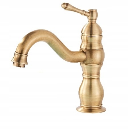 Umývadlová batéria Old Retro Mosadz