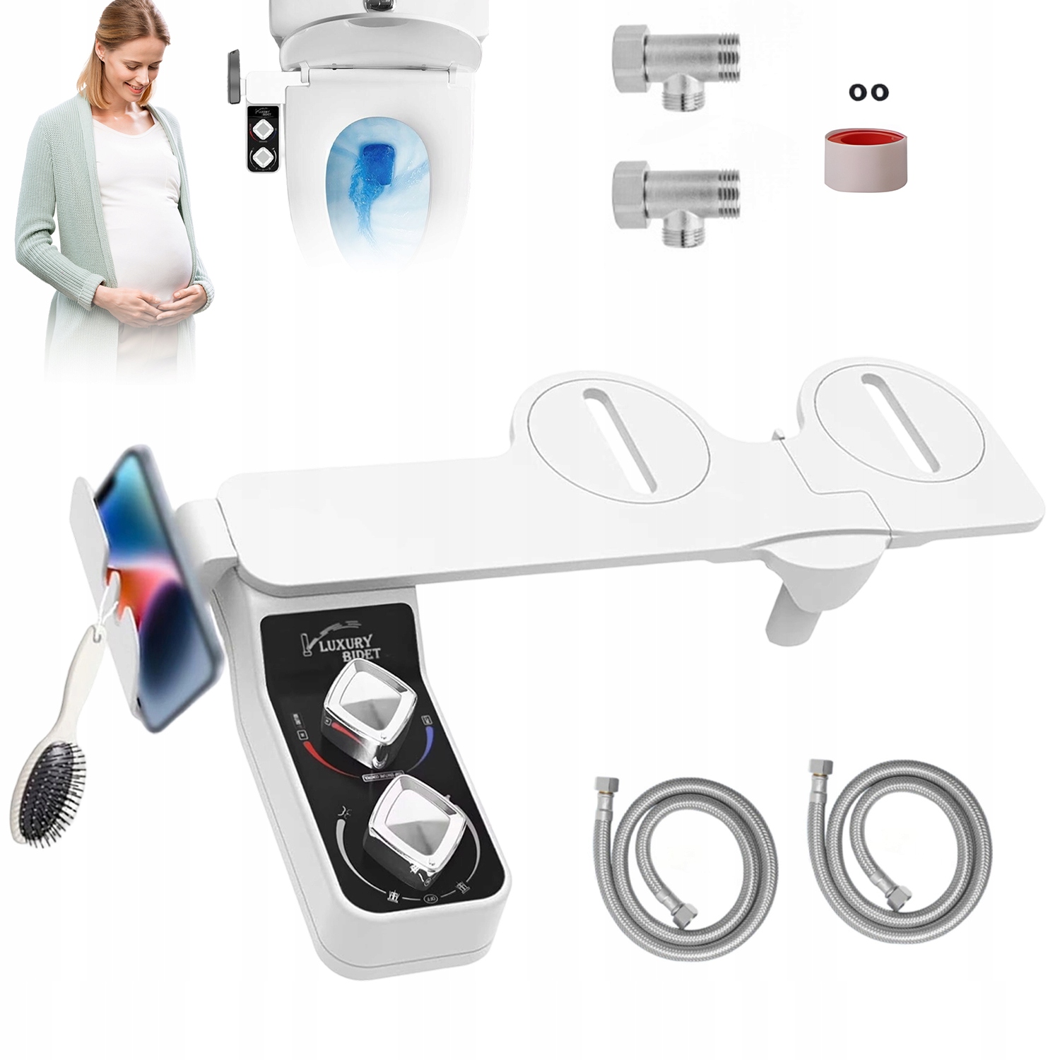 Bidet Na Wc S Funkcí Samočištění, 2 Trysky, Regulace Tlaku