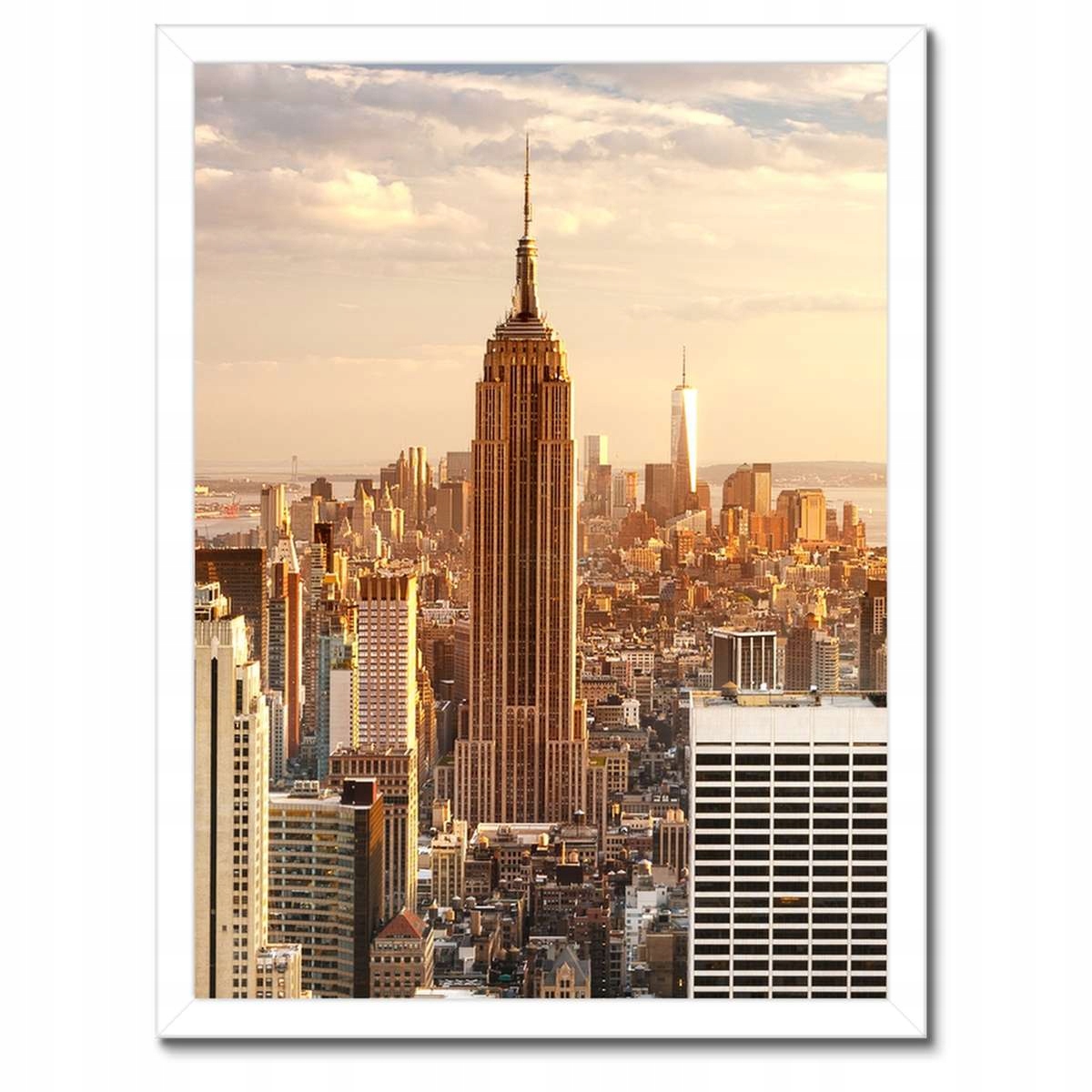 Plakáty v rámu 30x40 New York Pohled shora