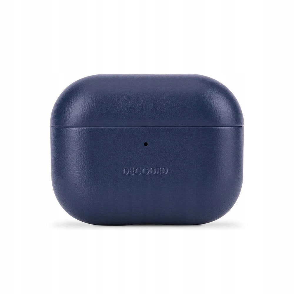 Decoded puzdro Leather AirCase pre Apple Airpods Pro 3 Navy D26APP3C2NY