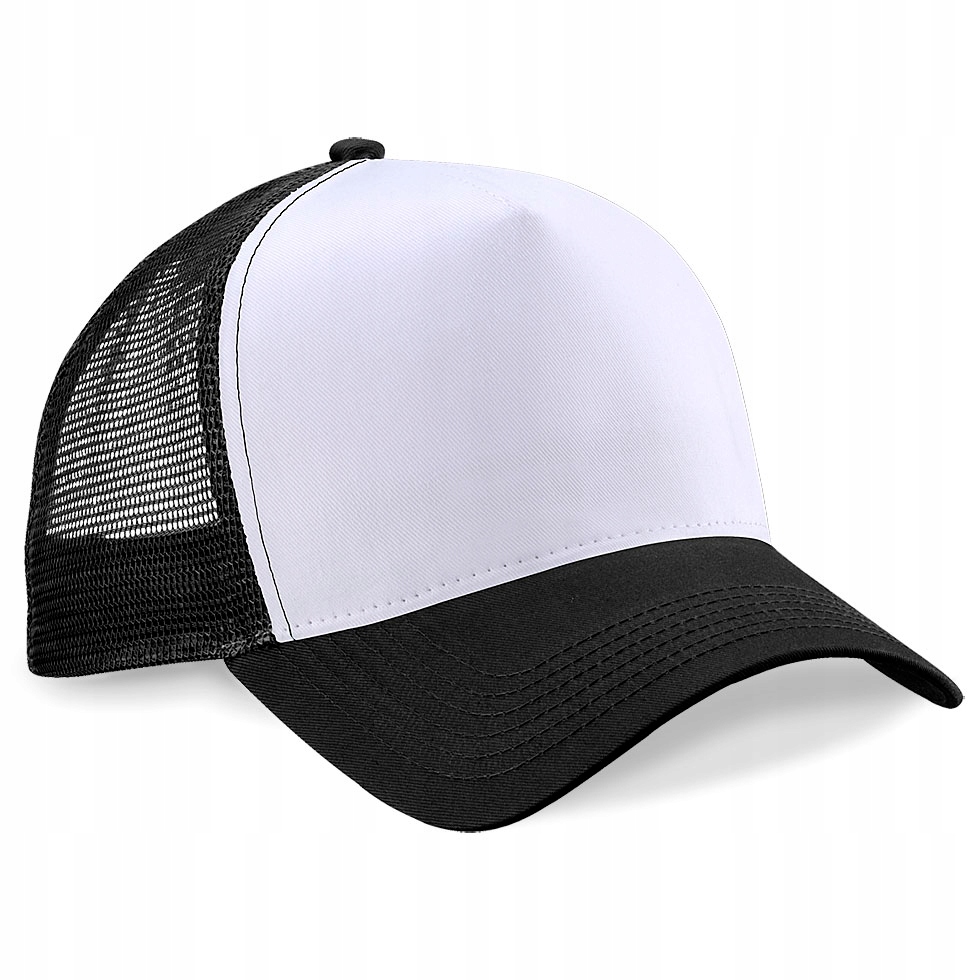 

Czapka Z Daszkiem Trucker Tirówka Beechfield bl/wh