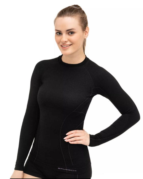 Termoaktywna Damska Koszulka BRUBECK ACTIVE WOOL S