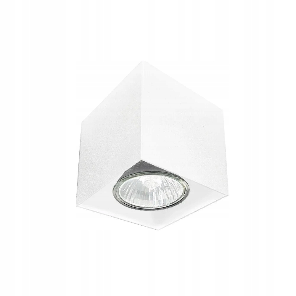 Stropní bodové svítidlo Brosline, bílé, čtvercové, 7 cm, spotové
