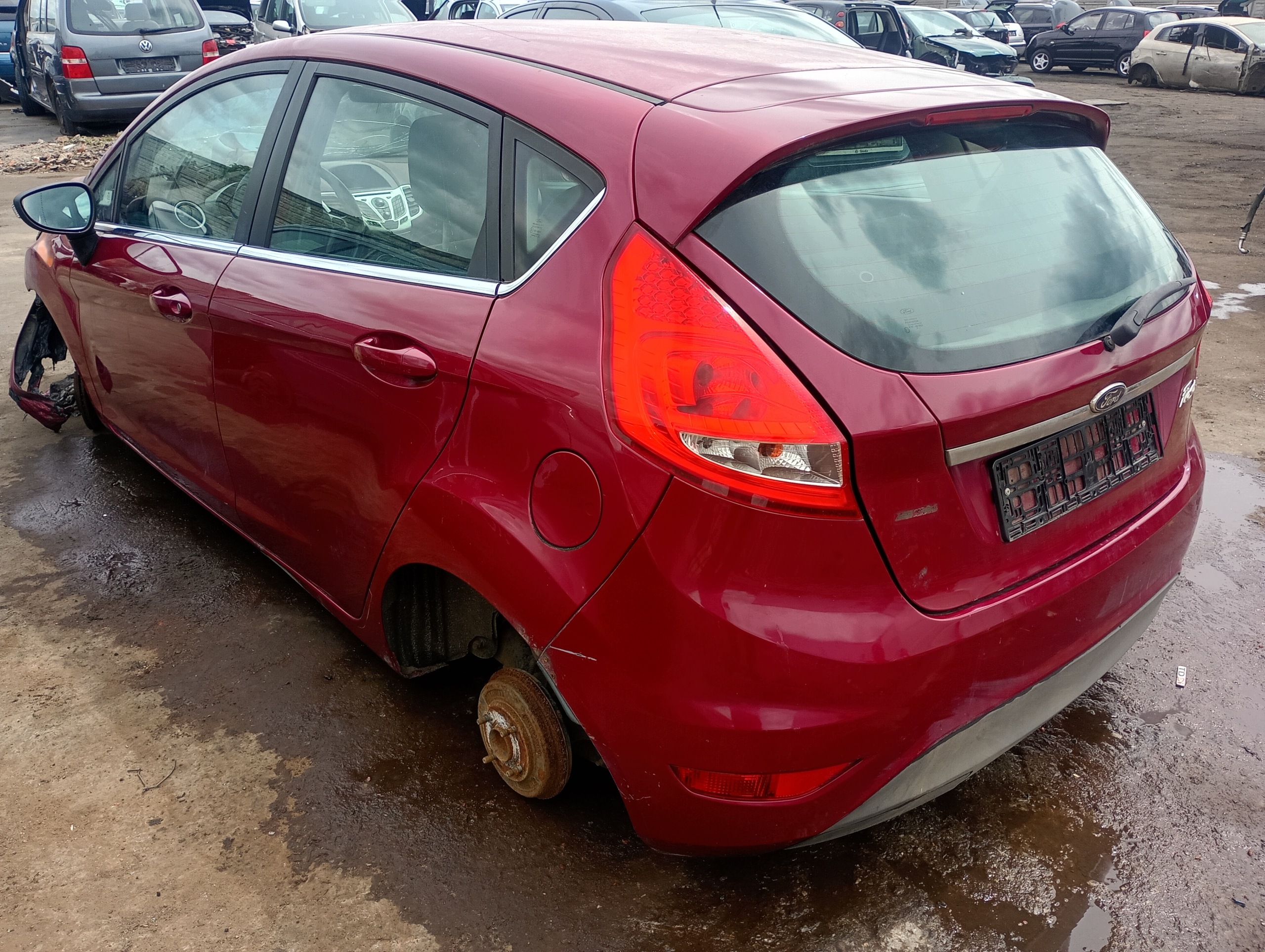 window side bodywork left Ford Fiesta 7 MK7 10-15