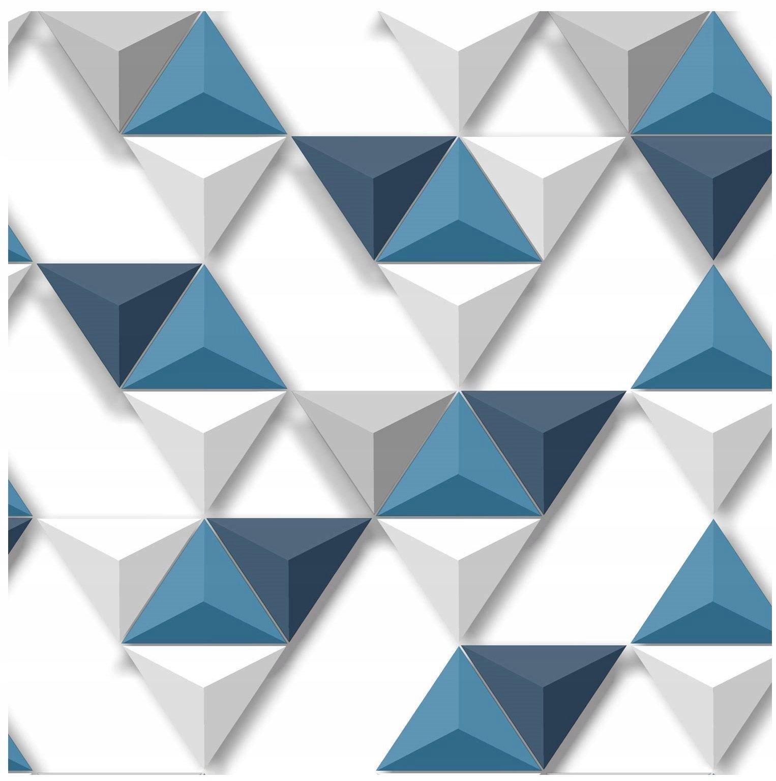 

Tapeta W Trójkaty 3D Winylowa Tapety Efekt 3D Fliz