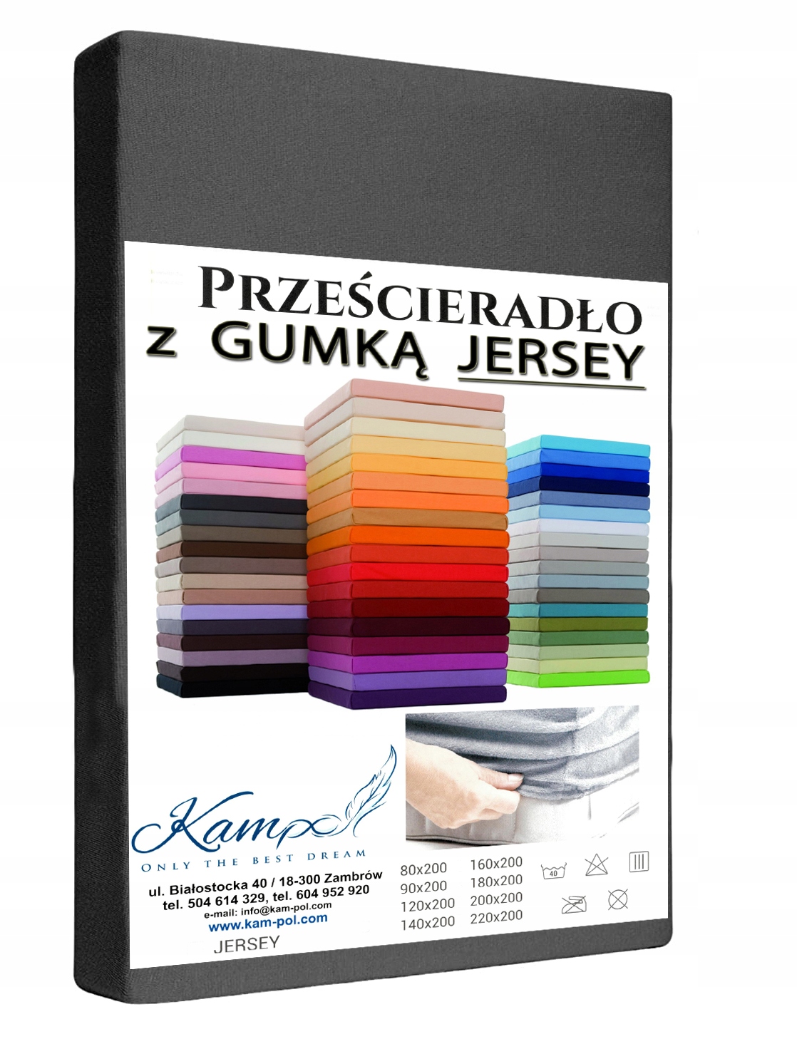 

Prześcieradło Jersey Z Gumką 160x210 MIX Kolor