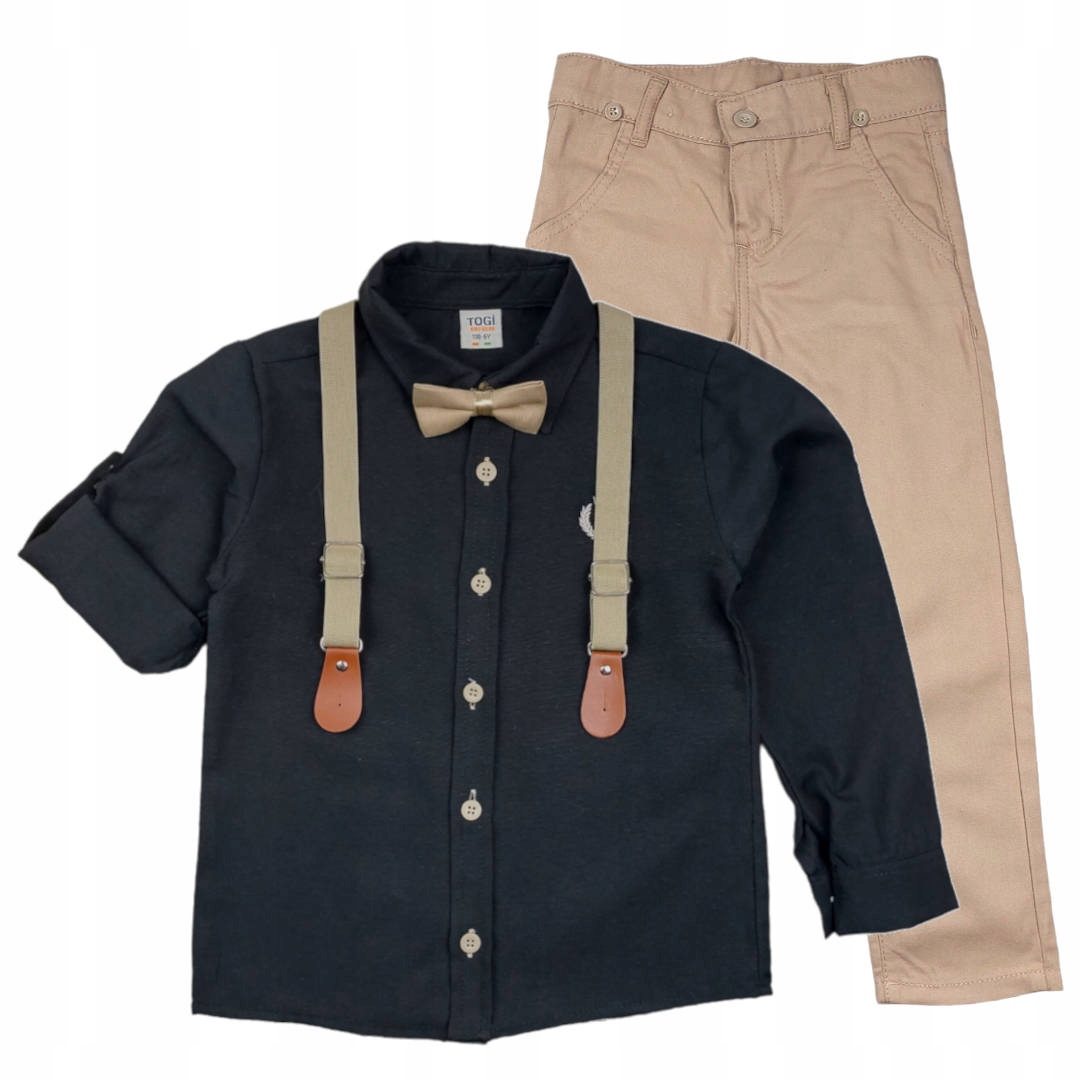 

Komplet Garnitur Dla Chłopca Mucha 128