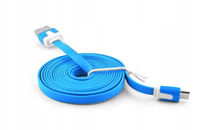 

Kabel Usb microUSB płaski 3m