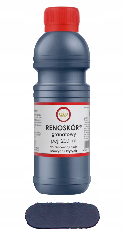 

Renoskór Farba Lakier Do Skóry Granatowy 200ml