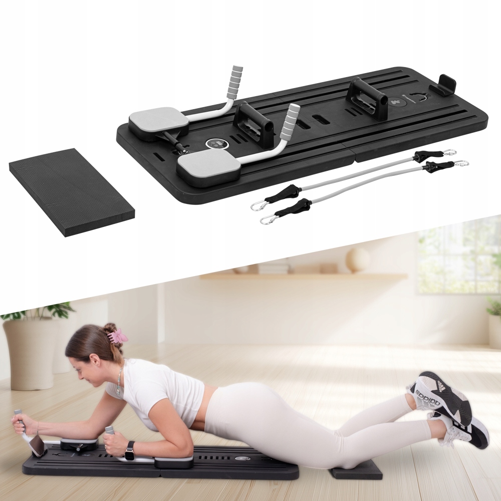 Pilates Reformer inSPORTline Trancer Basic Deska fitness Składana ekspander