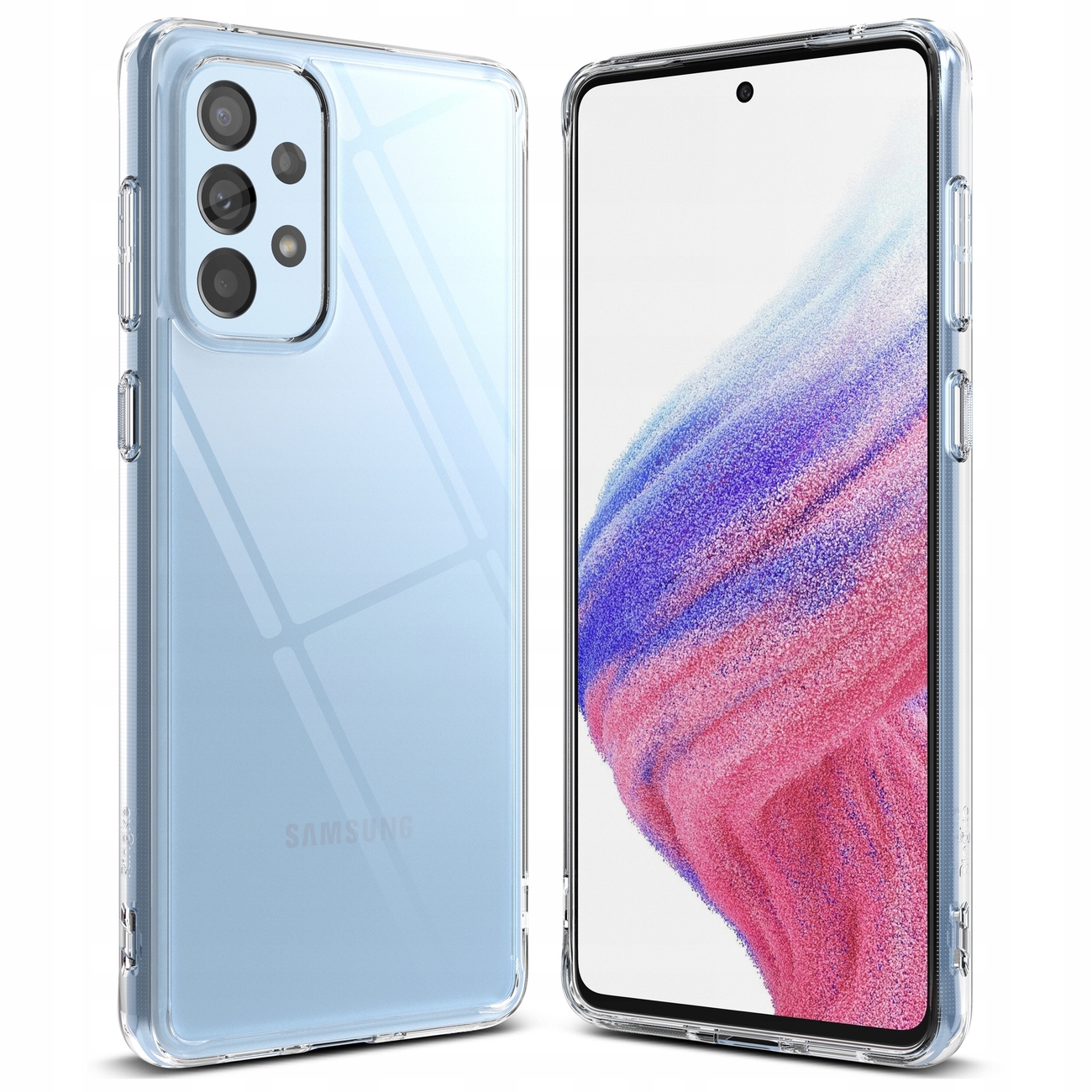 Ringke Fusion etui pokrowiec z żelową ramką Samsung Galaxy A73 Ringke