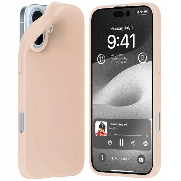 Etui Mercury Soft dla iPhone 16 Plus 6.7" w odcieniu różowego piasku