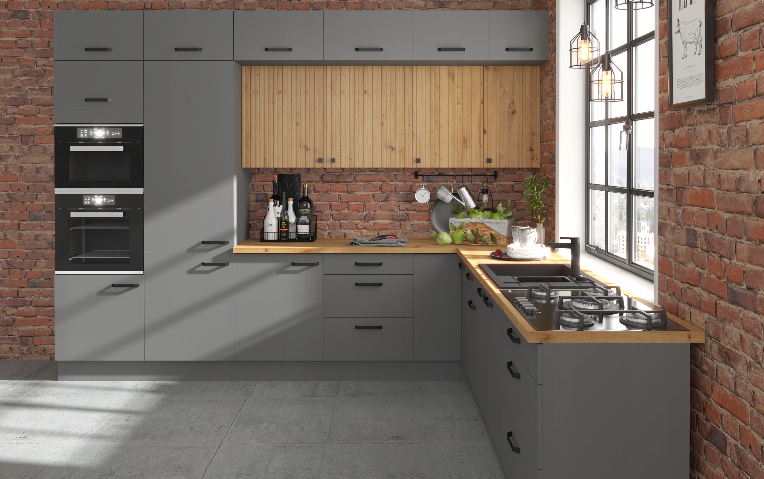 Szafka kuchenna do zabudowy piekarnika VIVA lamele Marka Umeblujdom