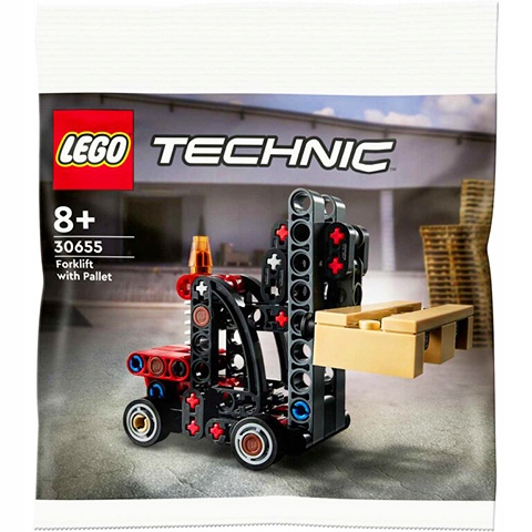 

Lego Technic Wózek widłowy z paletą, 30655