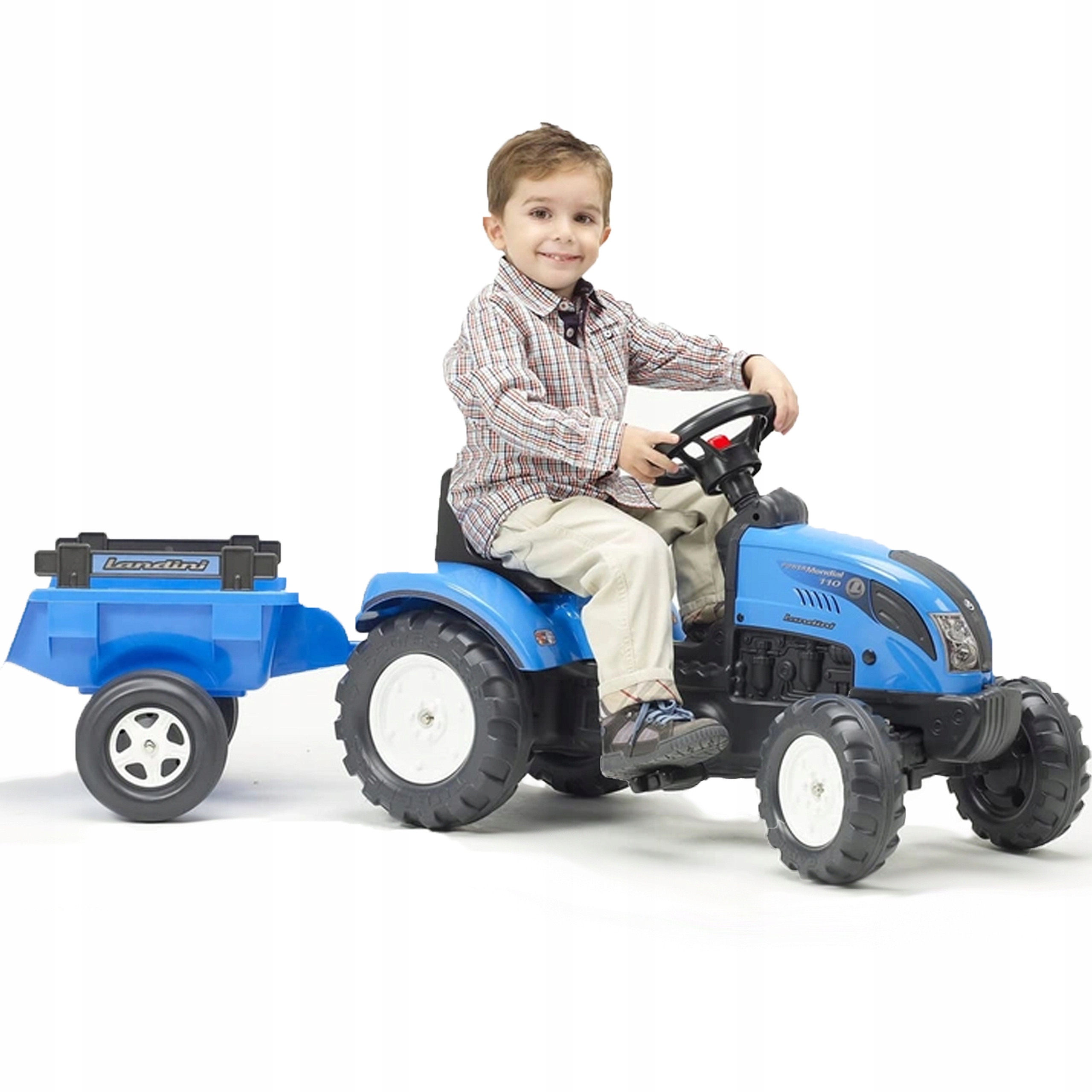 ФАЛЬК LANDINI Трактор на Педали с прицепом 2-5L