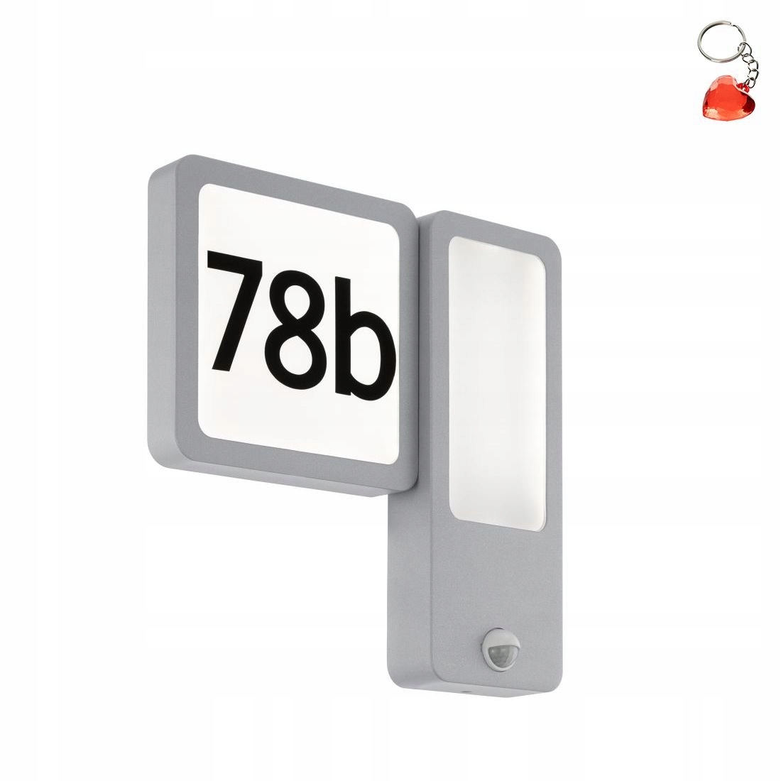 Nástenná Led lampa 2x2,7W s číslom domu Cheira 97297 Eglo