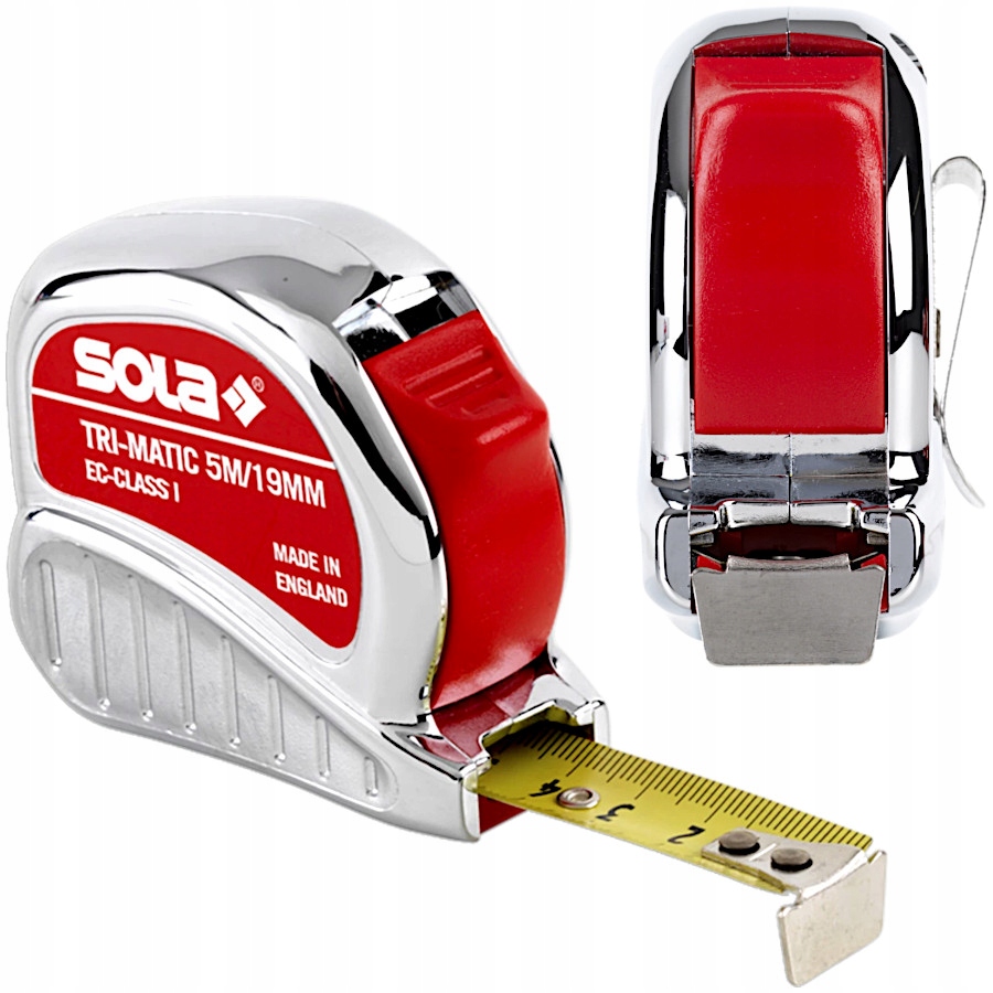 

Miara zwijana 5m Sola Tri-matic klasa I taśma stal