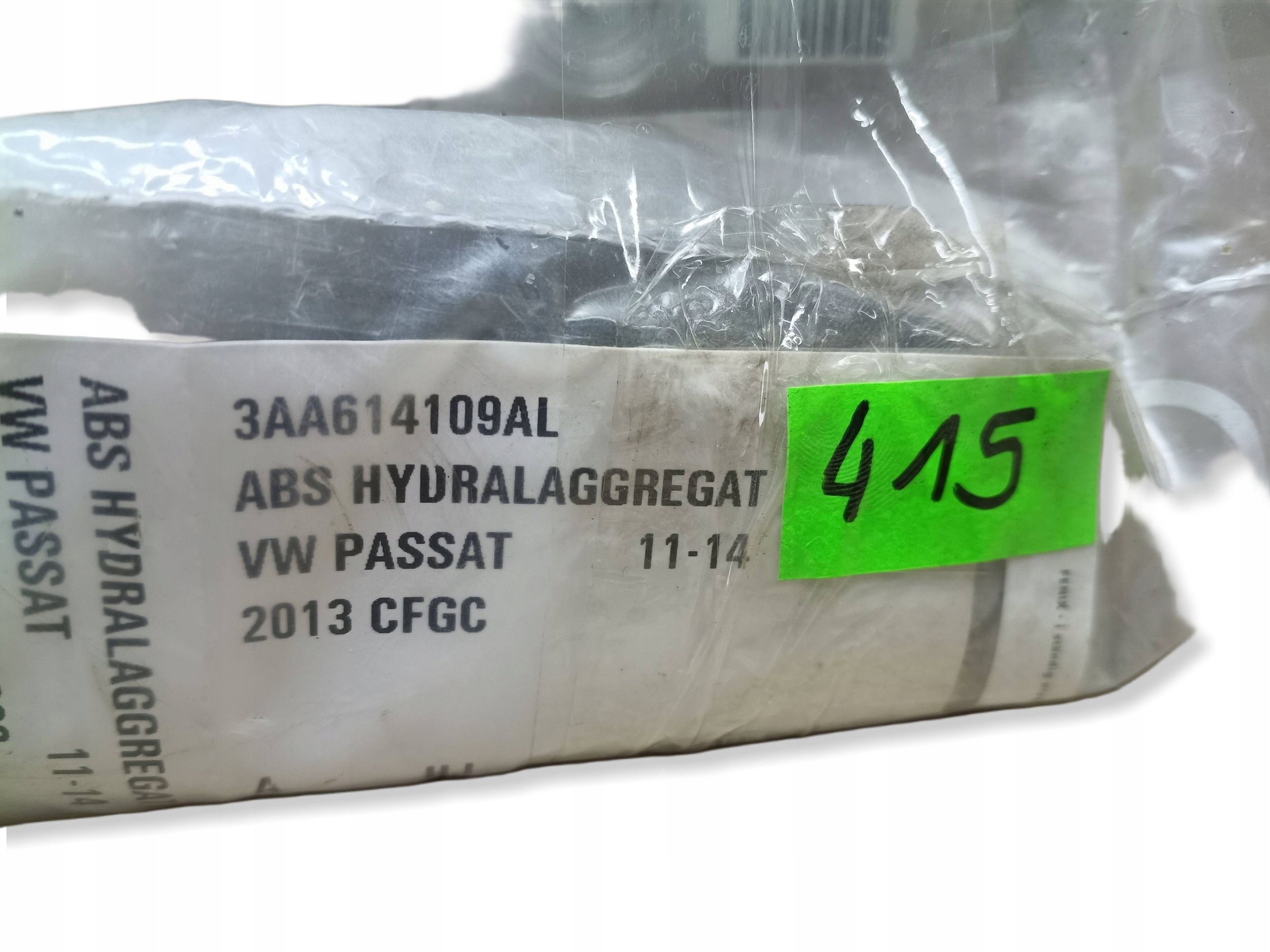 Centralina ABS VW PASSAT B7 3AA614109AL