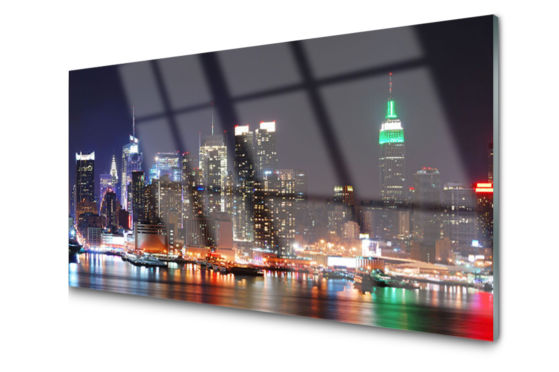 

Panel szklany Płytka Miasto Wieżowiec 100x50