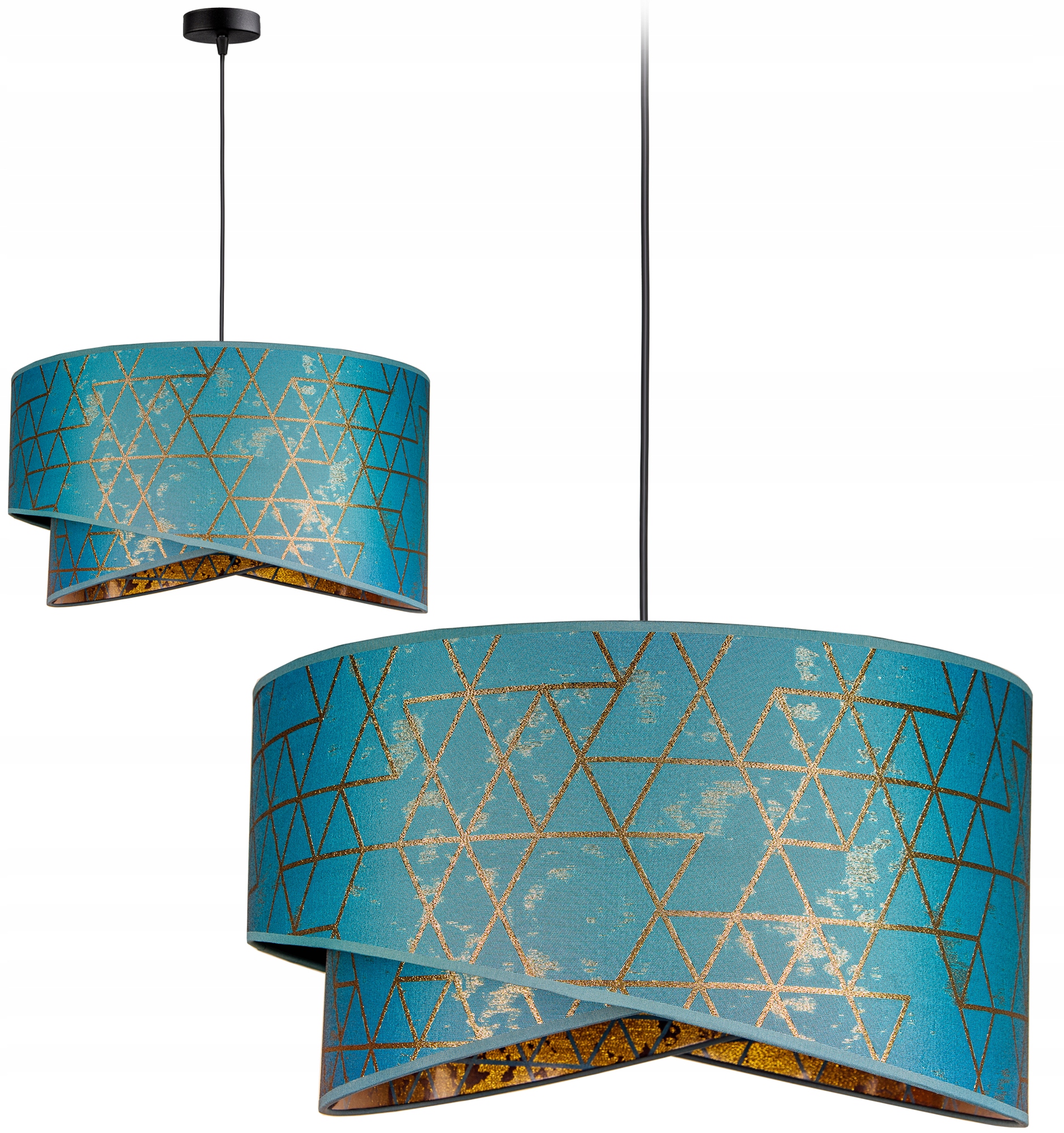 

Lampa Wisząca Sufitowa Żyrandol Abażur Nowoczesna