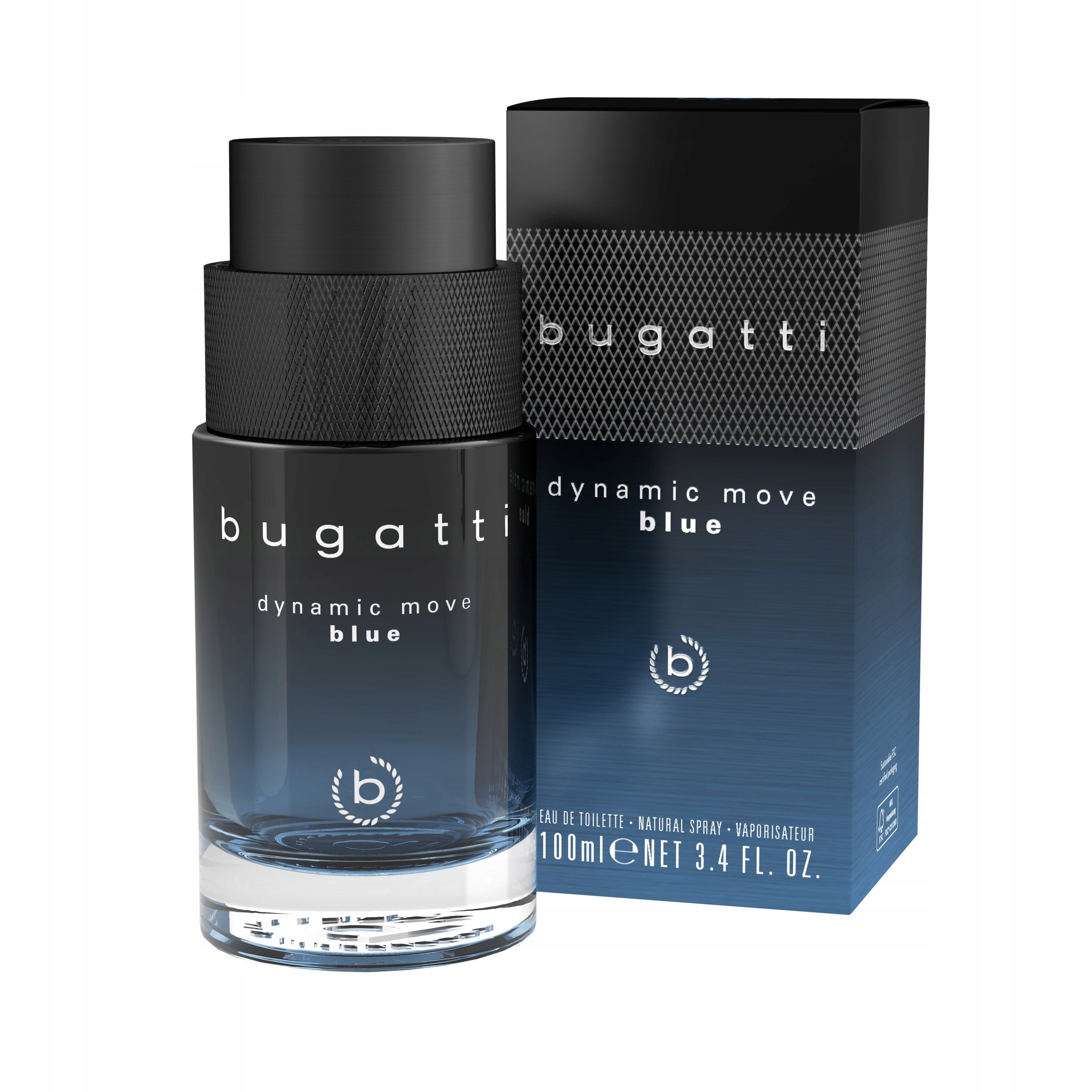 Bugatti Dynamic Move Blue Toaletní voda pro muže 100 ml