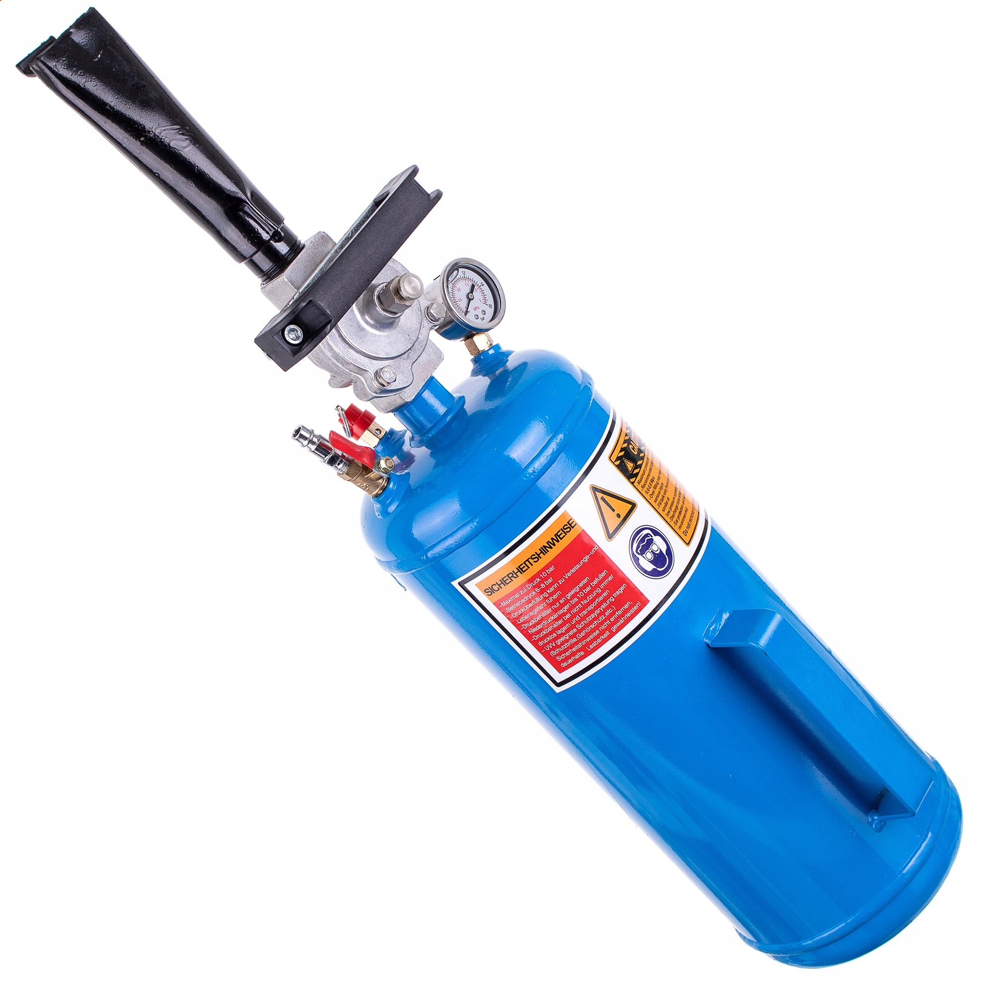 Inflator Do Pompowania Kół Zbiornik 12L Sprzęt Warsztatowy Pompa Powietrza