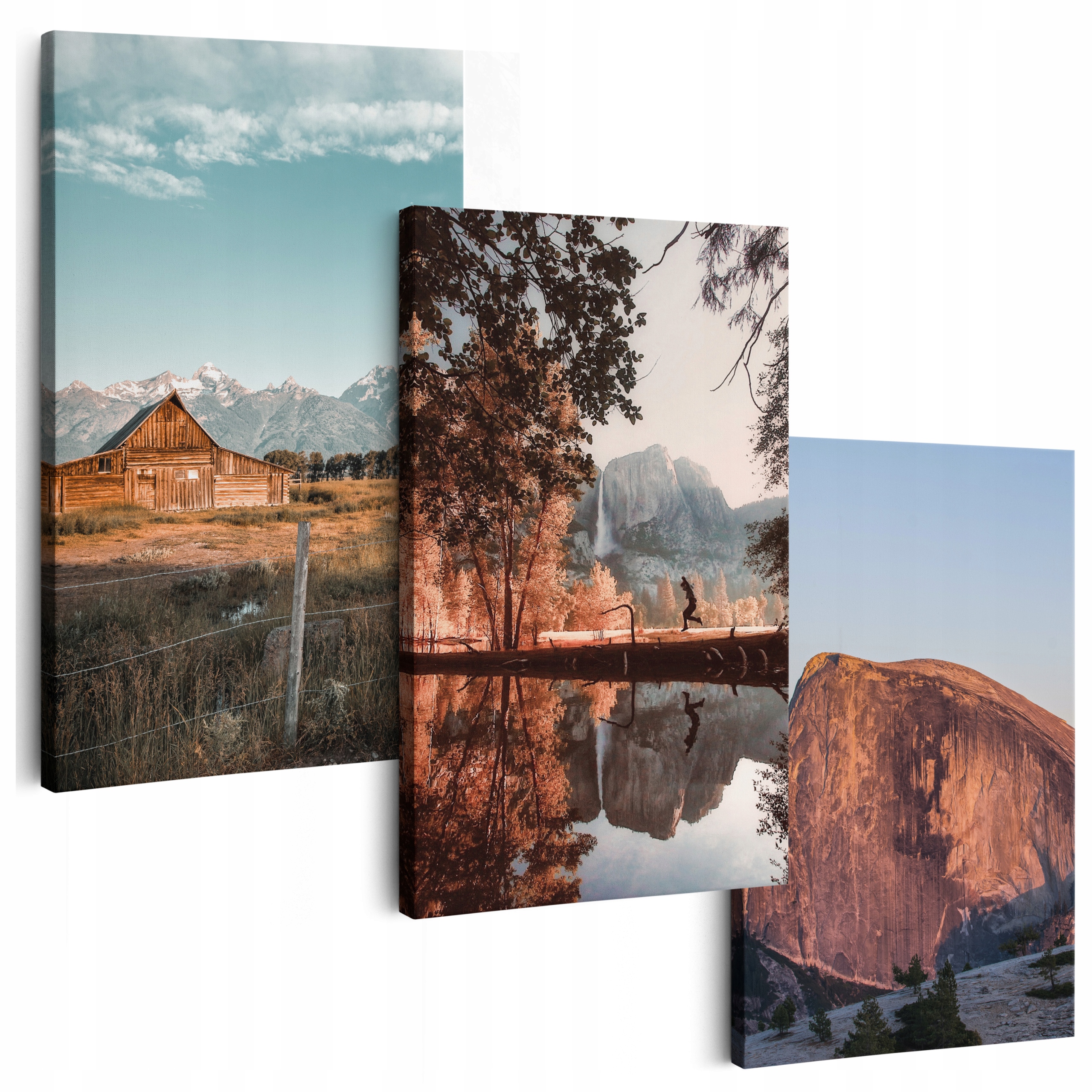 Obraz Na Plátně 150 cm **mnoho vzorů** 3 Ks Obrazy Do Obývacího Pokoje Na Zeď