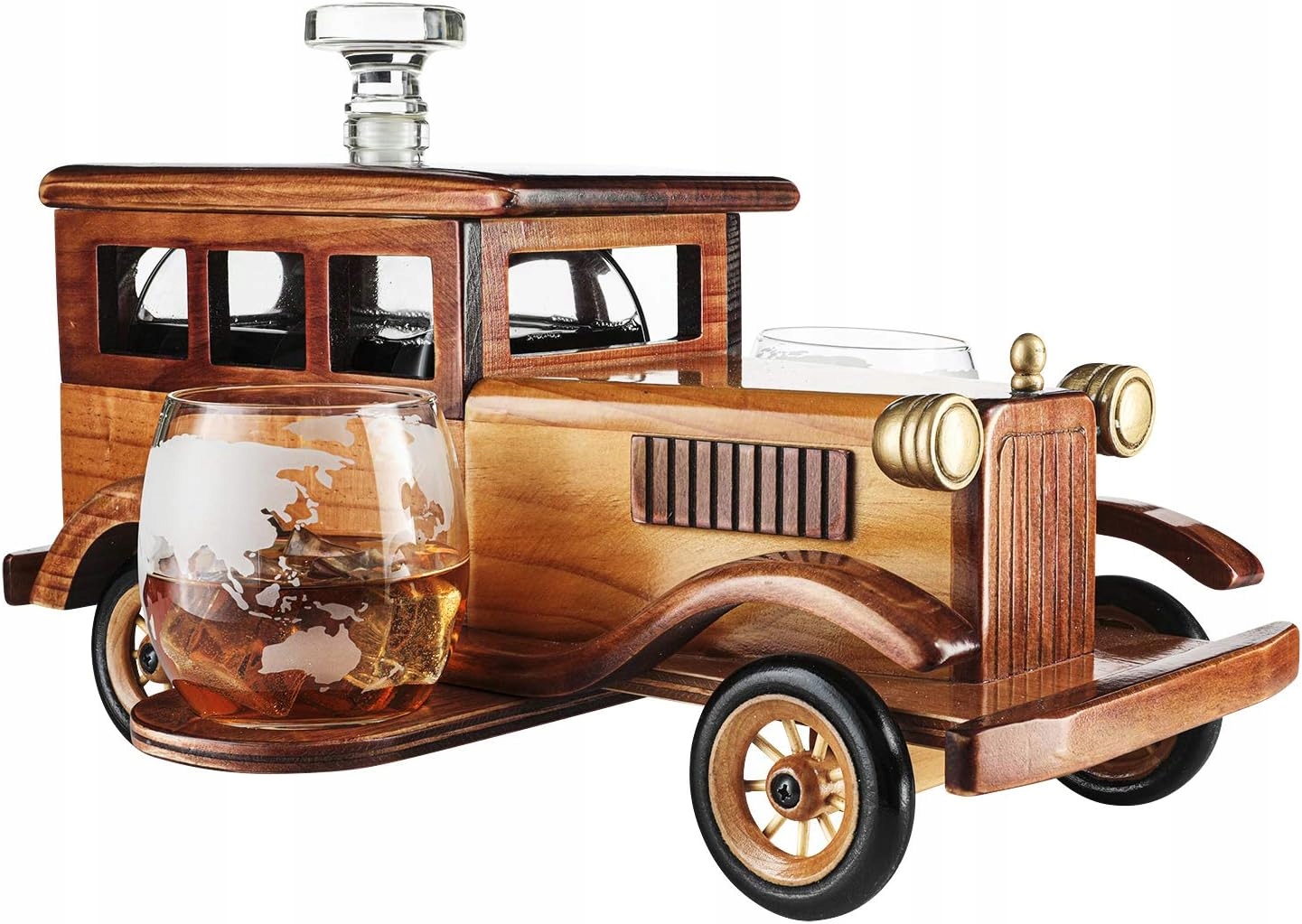 Karafa Na Whisky Staromódny Set Veľmi Veľký 38 CM X 33 CM X 18 CM 0,7 L