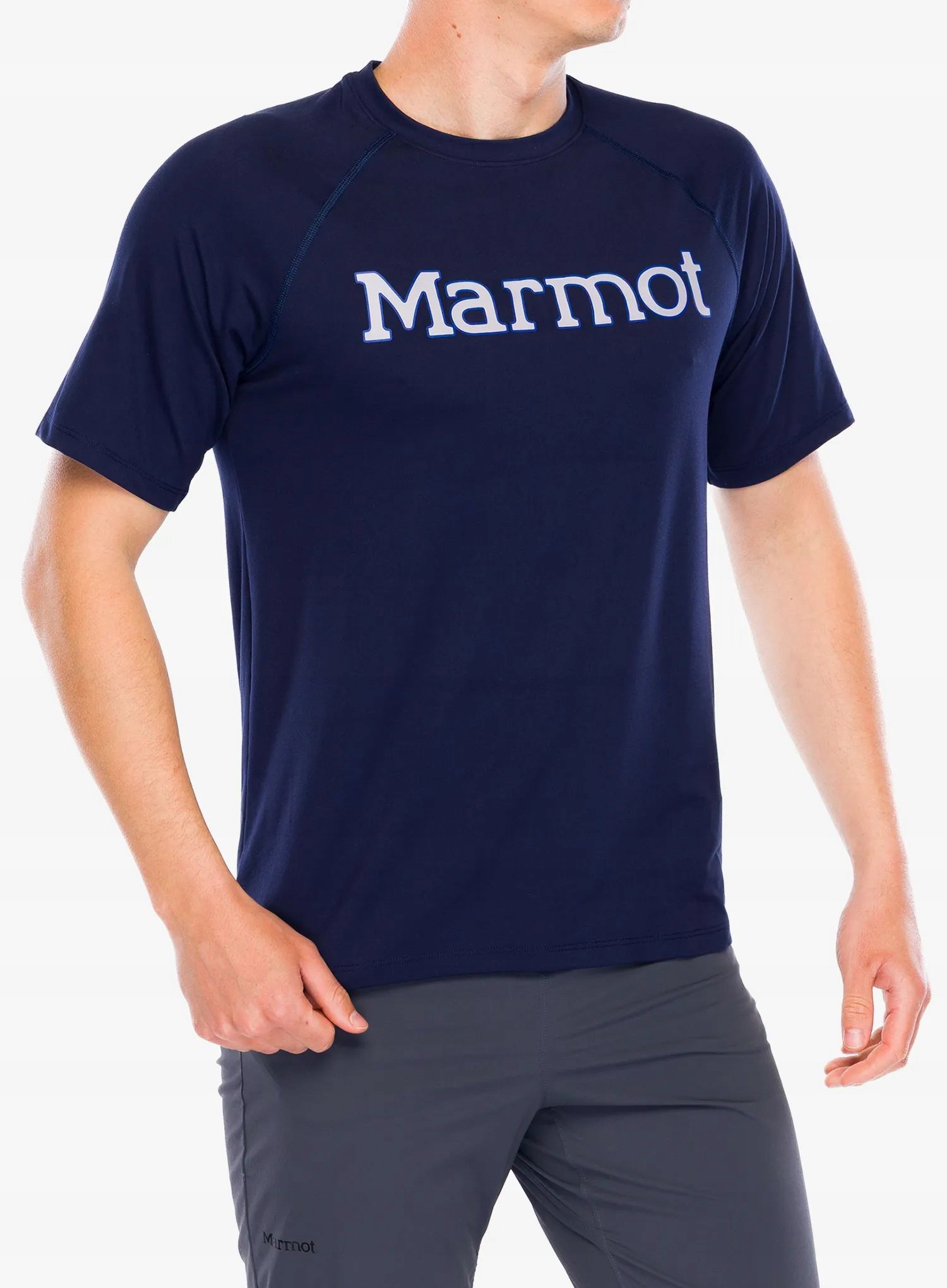 Tričko s potiskem Marmot Windridge Graphic S/s arctic navy XL