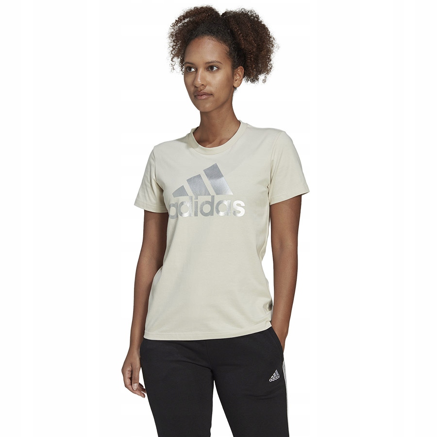 Koszulka adidas Big Logo Tee HL2032 beżowy Xs