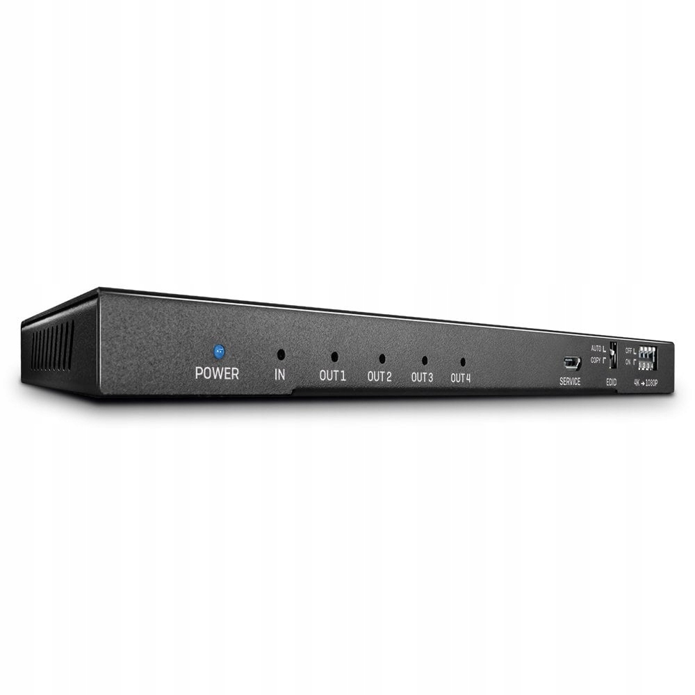 Lindy 38231 4 Port Hdmi 18G Splitter with Audio & Downscaling